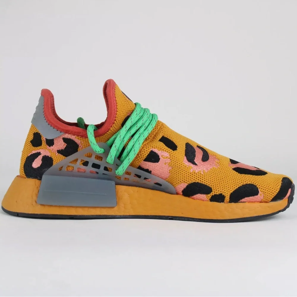 Adidas X Pharrell HU NMD Fred Flintstone‎ Animal Print Orange GZ4439